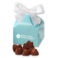 Cocoa Dusted Truffles in Robin's Egg Blue Gift Box